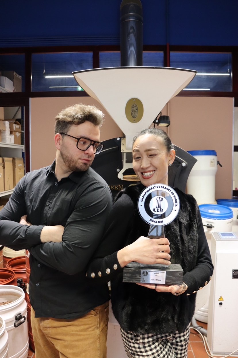 Jonathan Le Pautremat coach championnat barista Yoon Hye